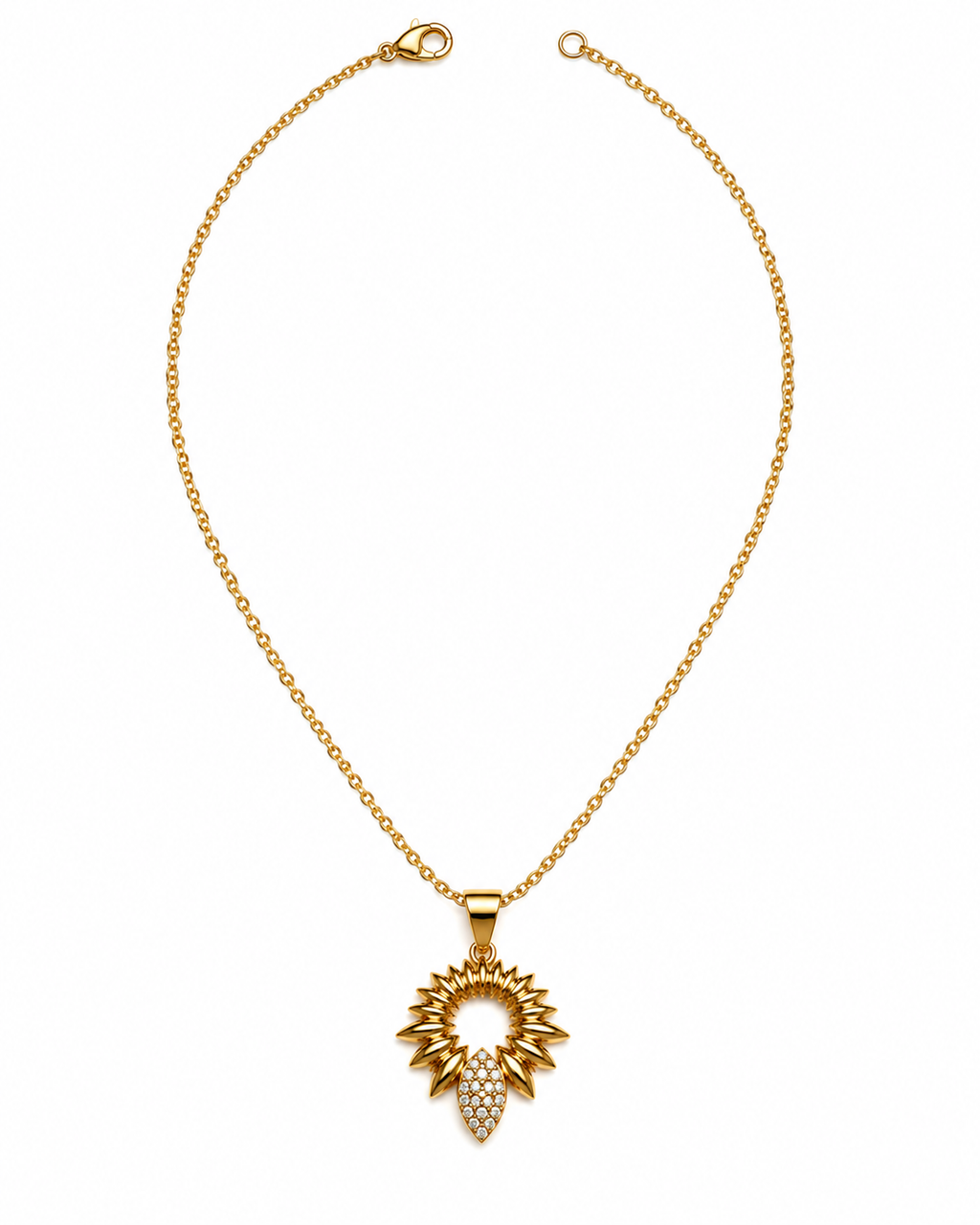 Collier Hélios Éclat – Vue fond blanc
