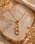 Collier Éternité Éclat – Sur marbre blanc doré