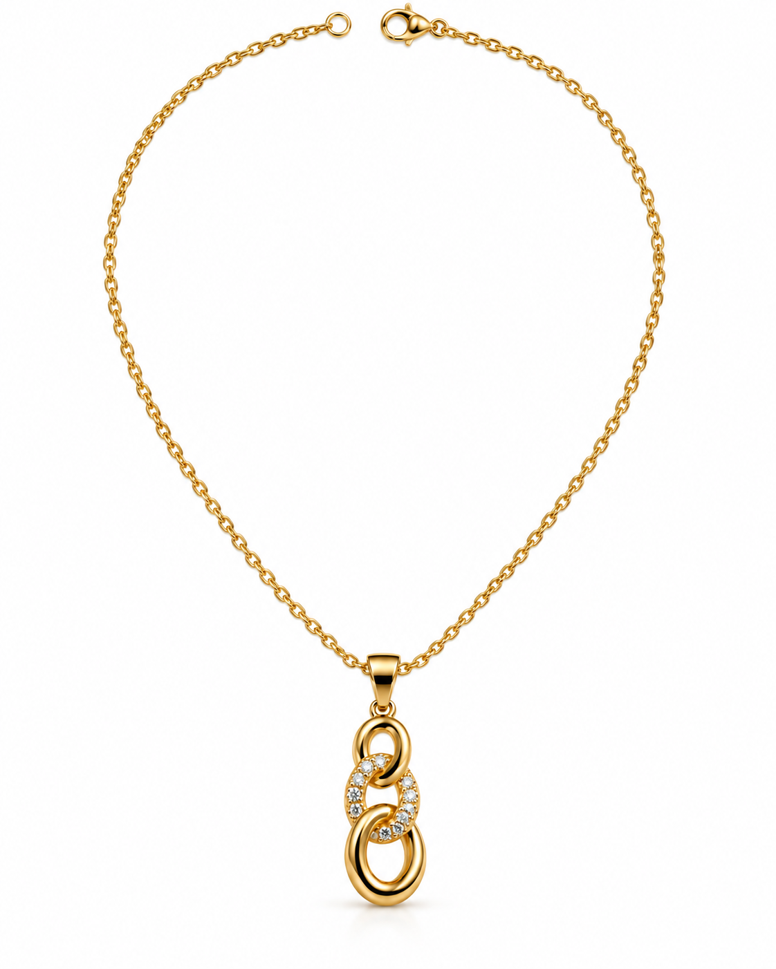 Collier Éternité Éclat – Vue fond blanc