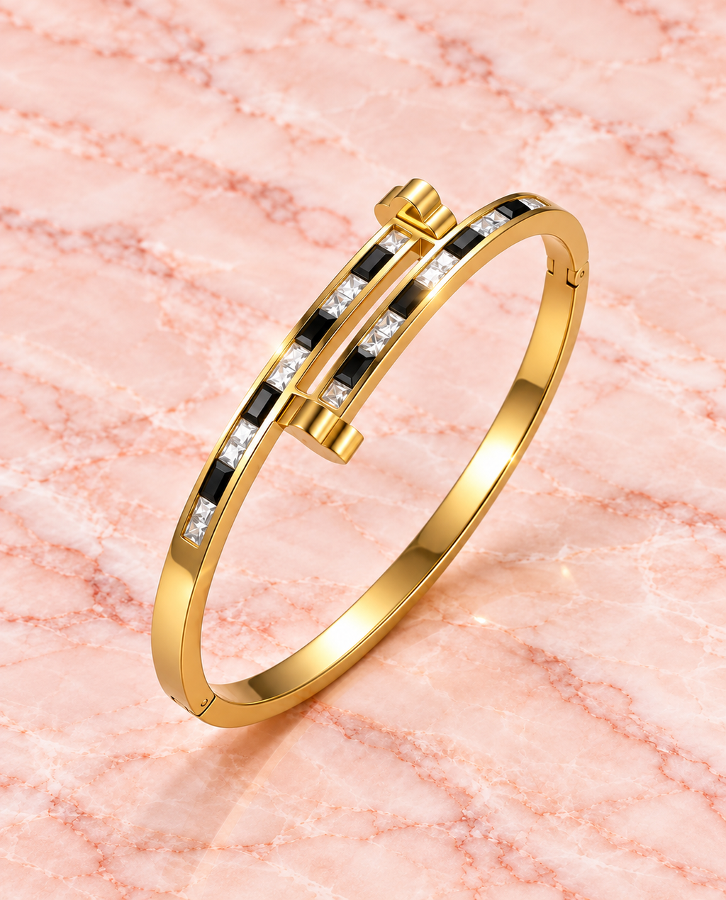 Bracelet Éclat Duo – Plaqué Or 18K