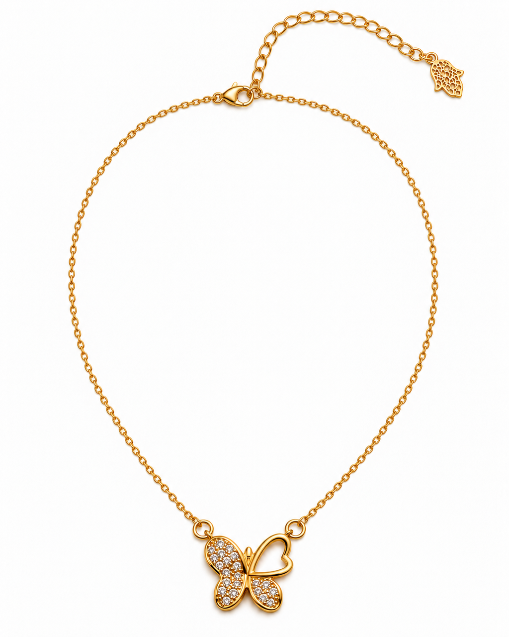 Collier Papillon Éclat – Plaqué Or 18K