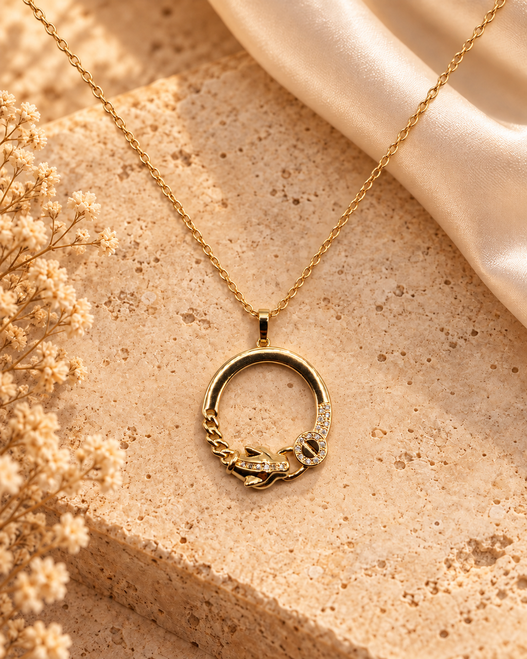 Collier Panthère Royale – Plaqué Or 18