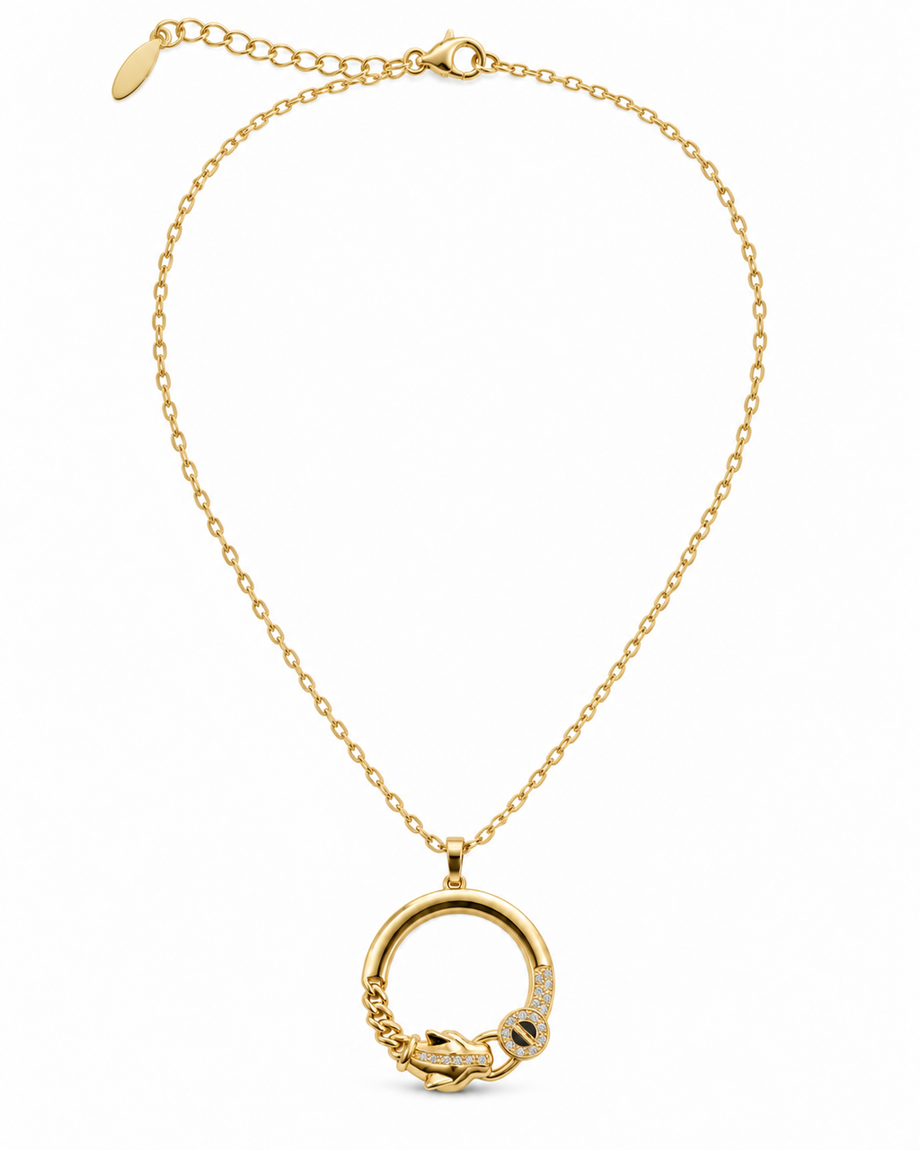 Collier Panthère Royale – Plaqué Or 18