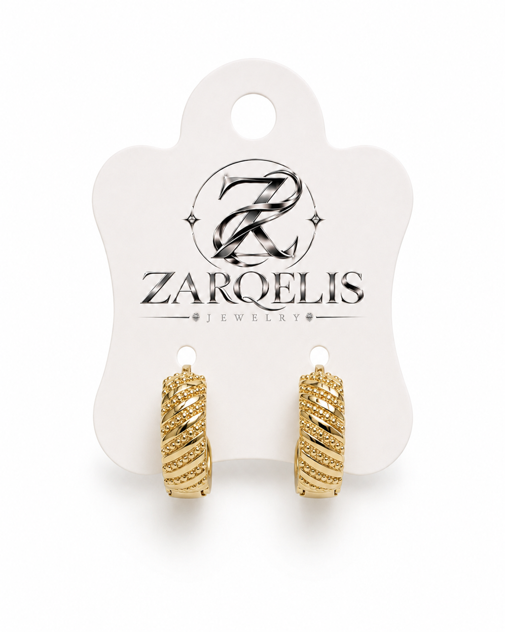 Créoles Auréa – Plaqué Or 18K